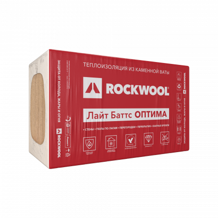 Утеплитель Rockwool Лайт Баттс Оптима 